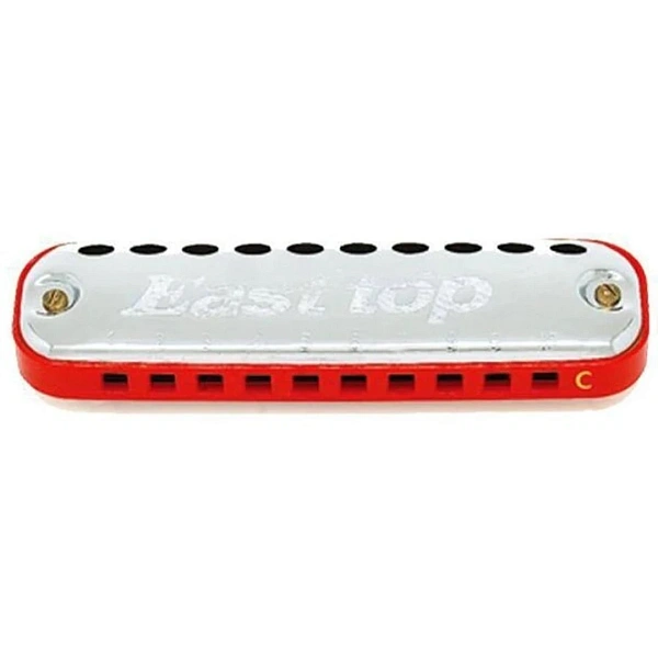 Губная гармошка Easttop T10-1 C Red Comb
