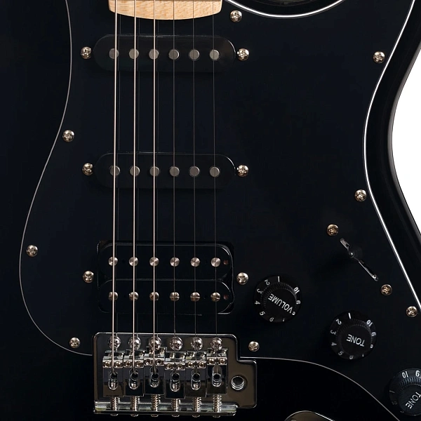 Электрогитара Rockdale Stars Plus HSS Maple Black