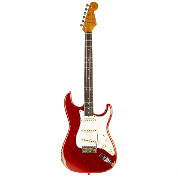 Электрогитара Fender Custom Shop S20 LTD 64 Strat REL Aged Candy Apple Red