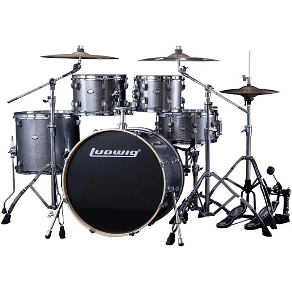 Ударная установка Ludwig Element LEE52204 Silver Vertical Stripe