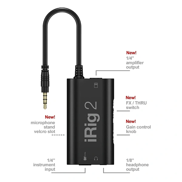 Аудиоинтерфейс IK Multimedia iRig 2