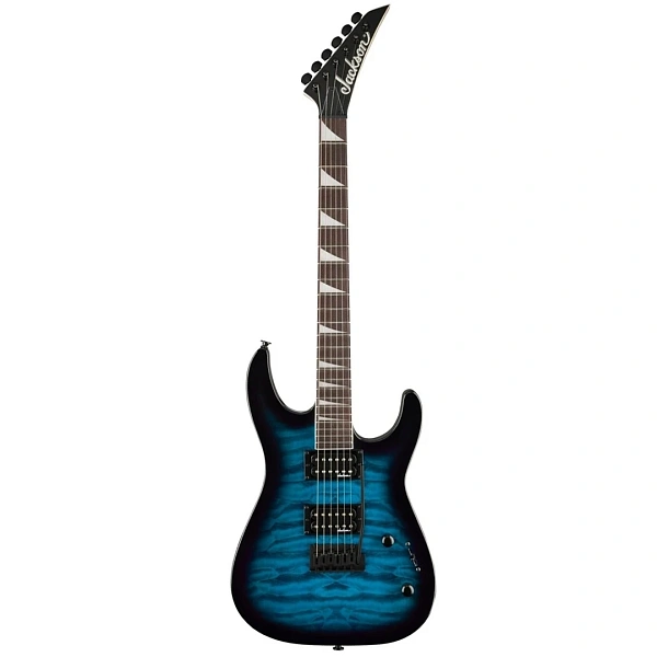 Электрогитара Jackson JS20 Dinky DKQ 2PT AH Transparent Blue