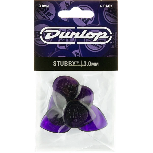 Набор медиаторов Dunlop 474P3.0 Stubby Jazz 3.0