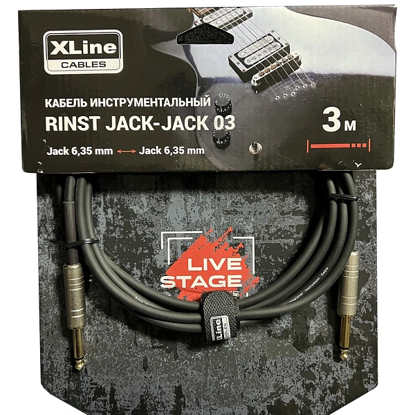 Инструментальный кабель Xline RINST Jack-Jack 03