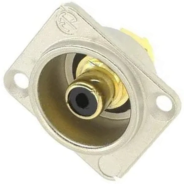 Разъем панельный Neutrik NF2D-0 RCA (тюльпан) D-типа