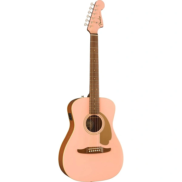 Электроакустическая гитара Fender Malibu Player Limited Edition Shell Pink