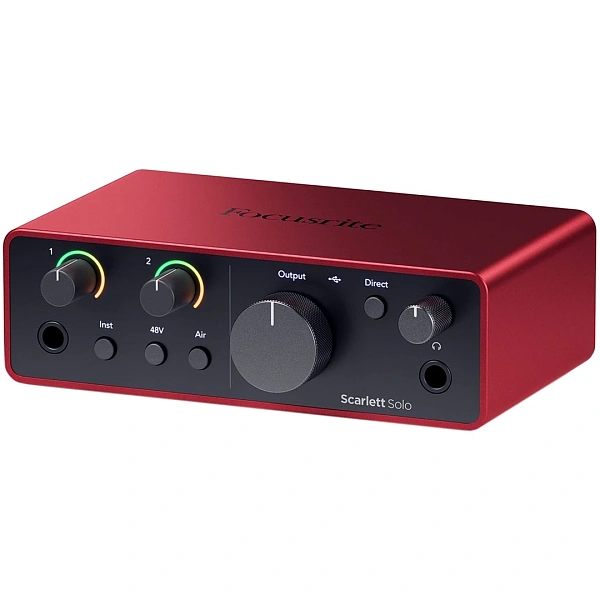 Аудиоинтерфейс Focusrite Scarlett Solo 4th gen