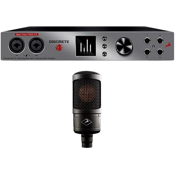 Набор из аудиоинтерфейса и микрофона Antelope Audio Discrete 4 Basic + 1 Edge Solo Set