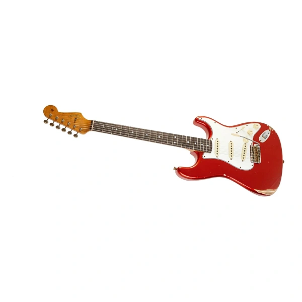 Электрогитара Fender Custom Shop S20 LTD 64 Strat REL Aged Candy Apple Red