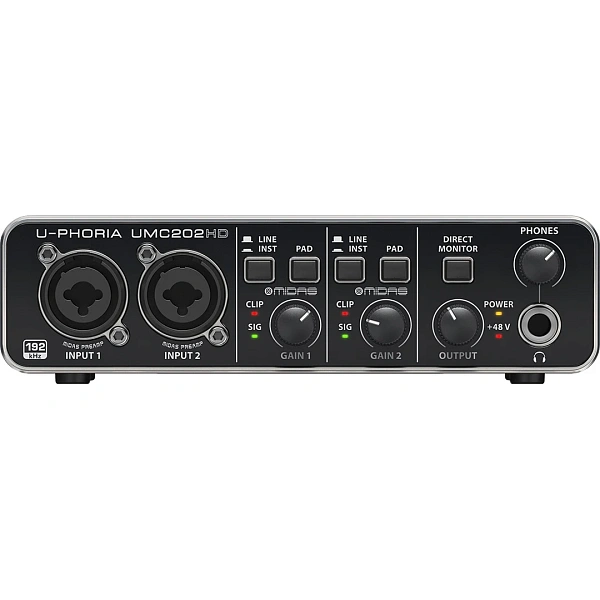 Аудиоинтерфейс Behringer UMC202HD