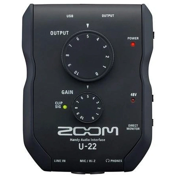 Портативный аудиоинтерфейс Zoom U-22