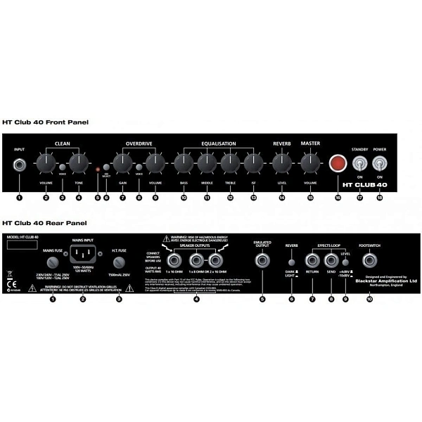 Комбоусилитель Blackstar HT Club 40
