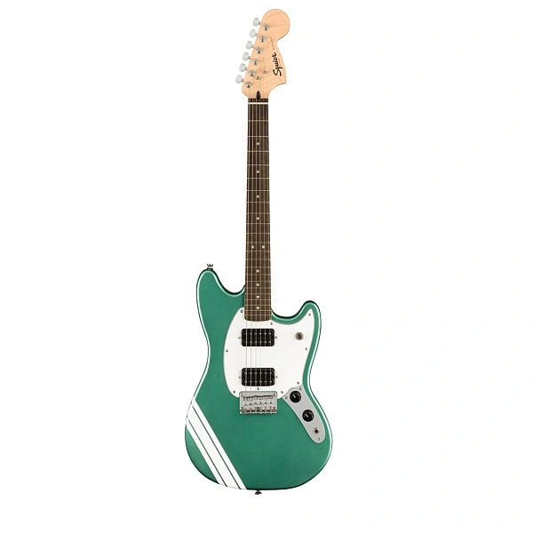 Электрогитара Fender Squier FSR Bullet Mustang HH LRL Competition Sherwood Green