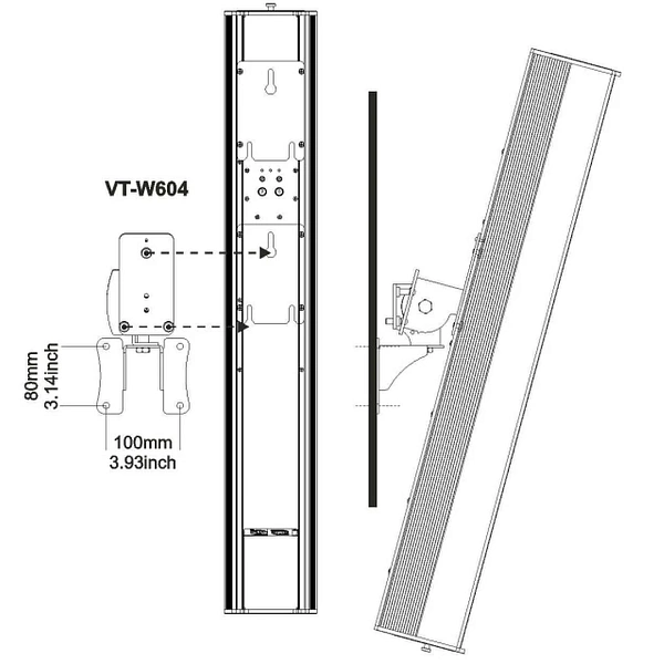 Настенный держатель FBT VT-W604