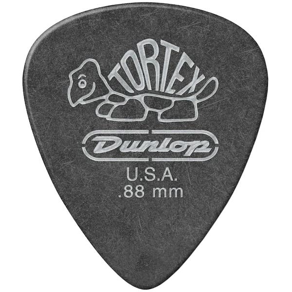 Медиатор Dunlop 488R.88 Tortex Pitch Black Standard .88