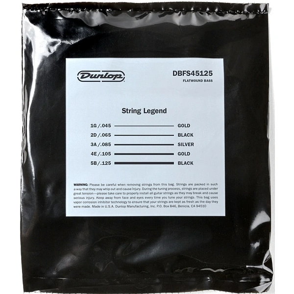 Струны для бас-гитары Dunlop DBFS45125 45-125