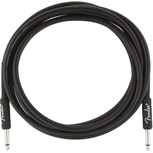 Инструментальный кабель Fender 10" Professional Series Instrument Cable Black