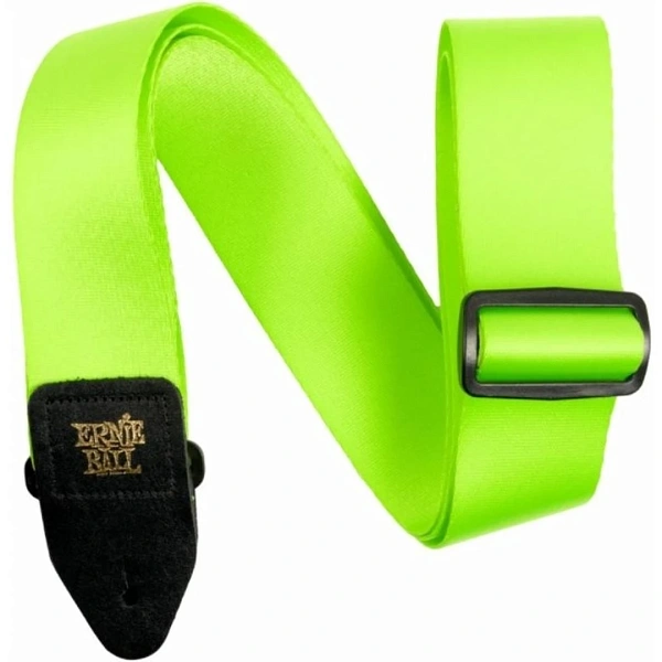 Ремень для гитары Ernie Ball Neon Green Premium 5320
