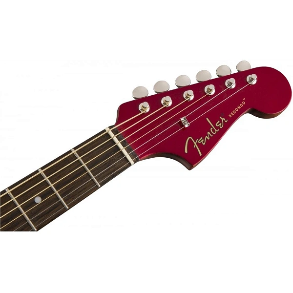 Электроакустическая гитара Fender Newporter Player WN Candy Apple Red