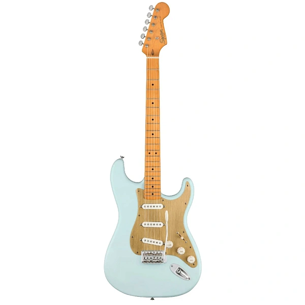 Электрогитара Fender Squier 40th Anniversary Stratocaster MN Aged Hardware Satin Sonic Blue