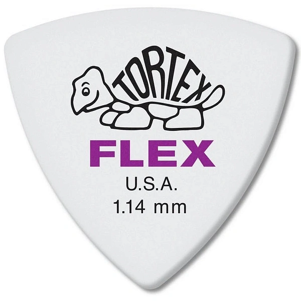 Медиатор Dunlop 456R1.14 Tortex Flex Triangle 1.14
