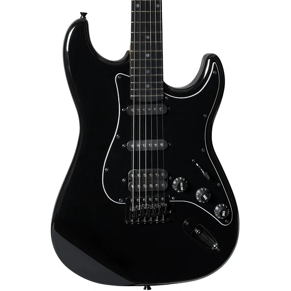 Электрогитара Rockdale Stars Black Limited Edition HSS BK