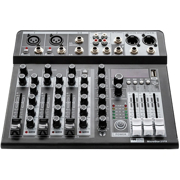 Микшерный пульт Echo Acoustic MicroStar 21FX