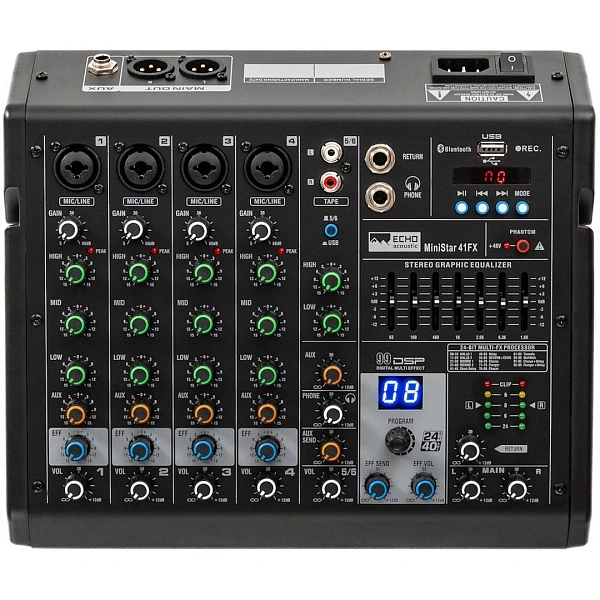 Микшерный пульт Echo Acoustic MiniStar 41FX