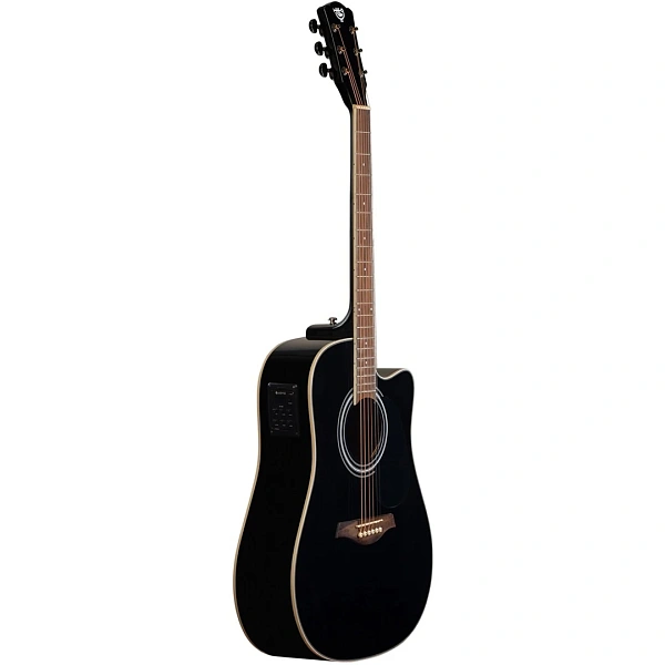 Электроакустическая гитара Rockdale Aurora D6 C BK E Gloss