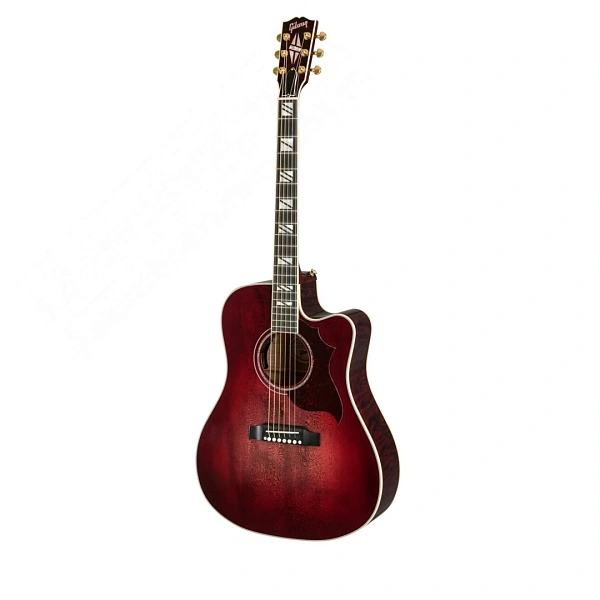 Электроакустическая гитара Gibson Hummingbird Chroma 2019 Black Cherry