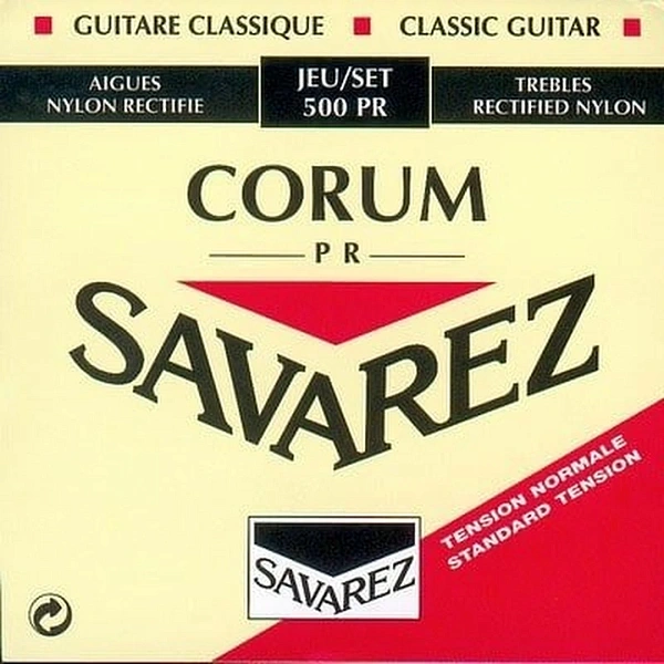 Струны для классической гитары Savarez 500PR New Cristal Corum Normale