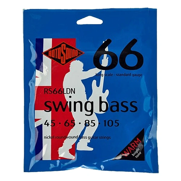 Струны для бас-гитары Rotosound RS66LDN Bass Strings Nickel 45-105