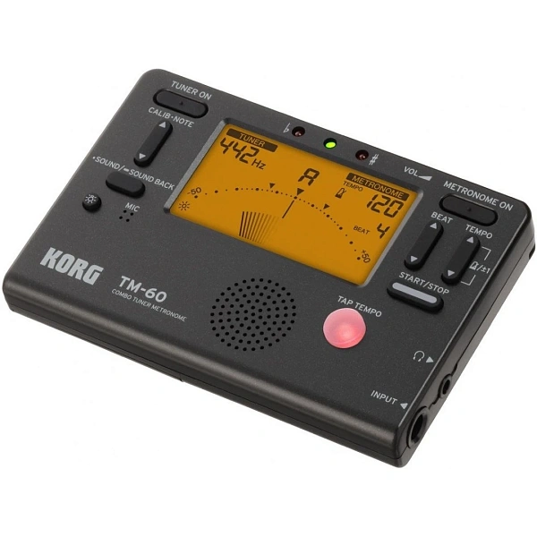 Тюнер-метроном Korg TM-60-BK