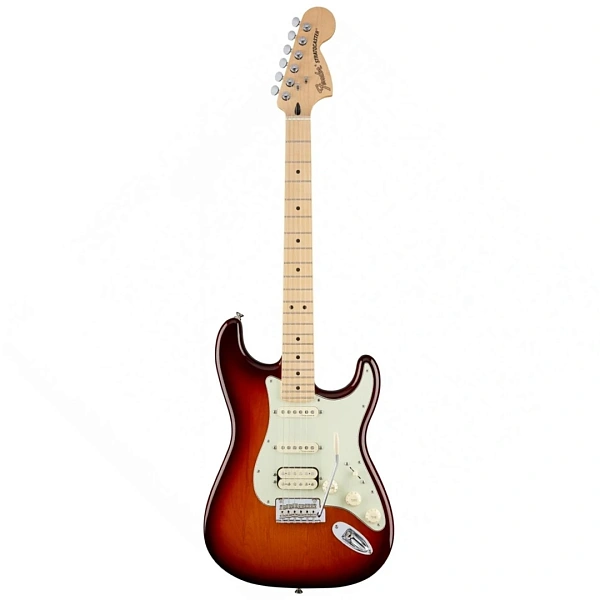 Электрогитара Fender Deluxe Stratocaster HSS MN Tobacco Burst