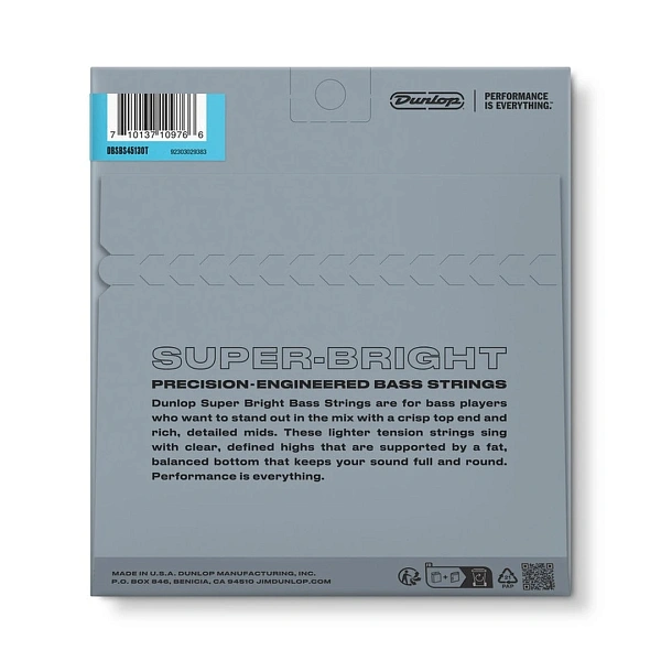 Струны для бас-гитары Dunlop DBSBS45130T 45-130