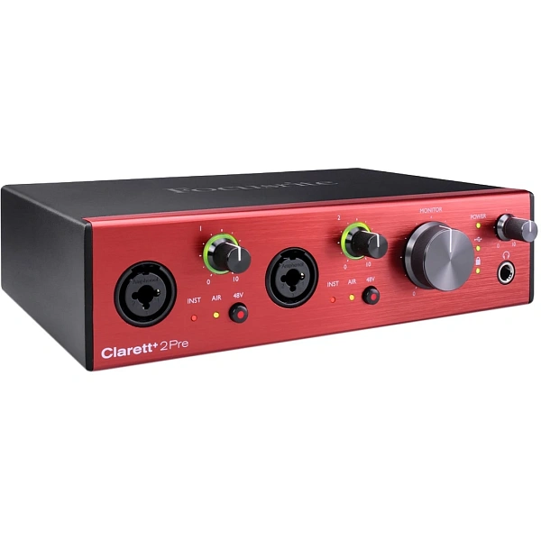 Аудиоинтерфейс Focusrite Clarett+ 2Pre