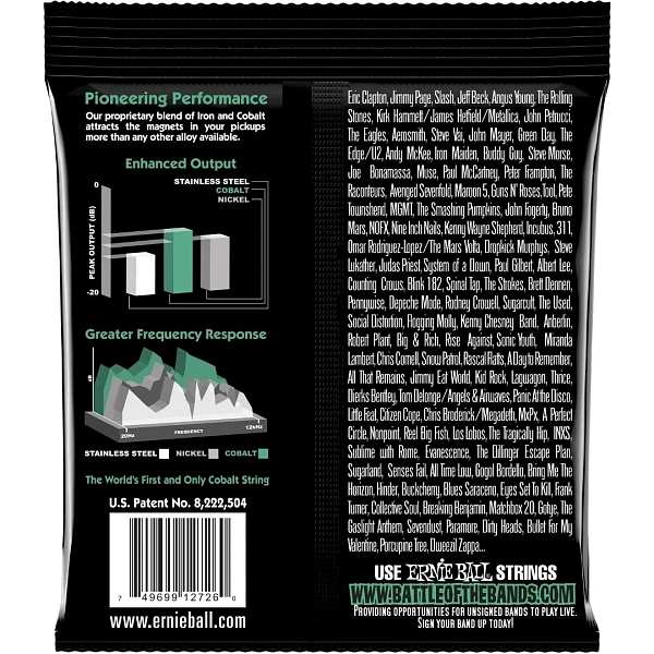 Струны для электрогитары Ernie Ball 2726 12-56