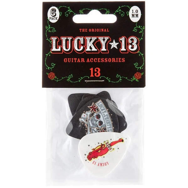 Набор медиаторов Dunlop L13BP1.0 Lucky 13 B 1.0