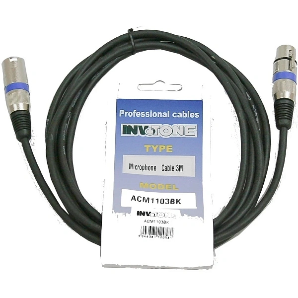 Микрофонный кабель Invotone ACM1106/BK