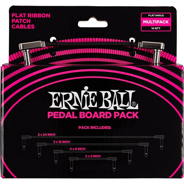 Набор патч-кабелей Ernie Ball P06224 Black