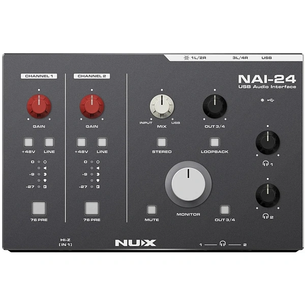 Аудиоинтерфейс Nux NAI-24