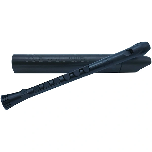 Блокфлейта Nuvo Recorder+ German Black/Black