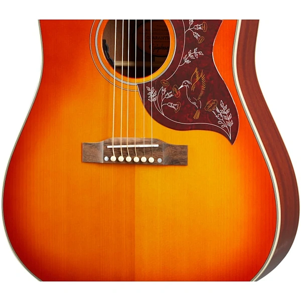 Электроакустическая гитара Epiphone Hummingbird Aged Cherry Sunburst Gloss