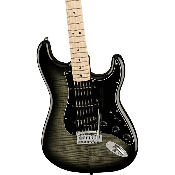Электрогитара Fender Squier Affinity Stratocaster FMT HSS MN Black Burst