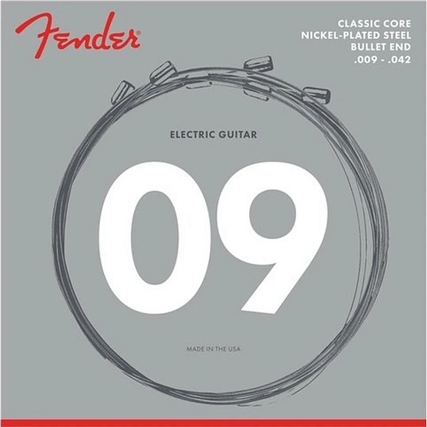 Струны для электрогитары Fender 3255L Classic Core  NPS Bullet End 9-42