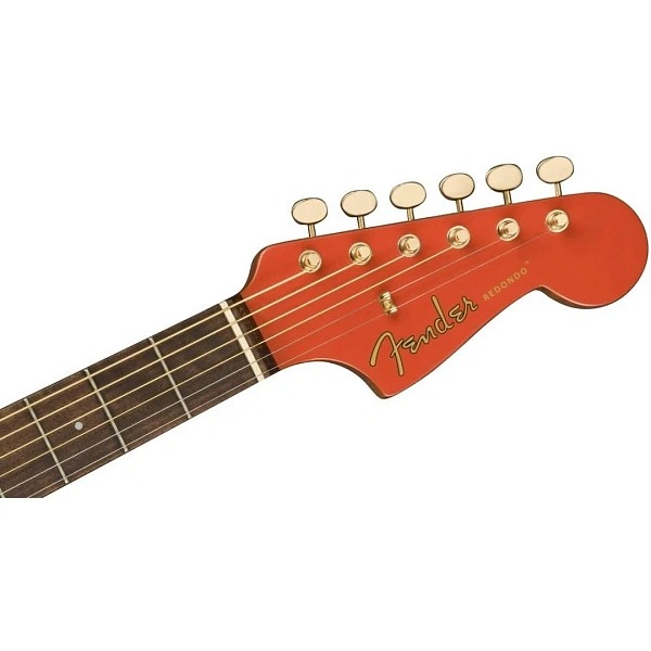 Электроакустическая гитара Fender Limited Edition Redondo Player Fiesta Red Gold Hardware