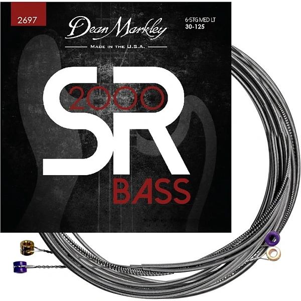 Струны для бас-гитары Dean Markley 2697 SR2000 30-125 6-Strings