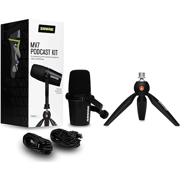 Микрофон Shure MV7-K-BNDL