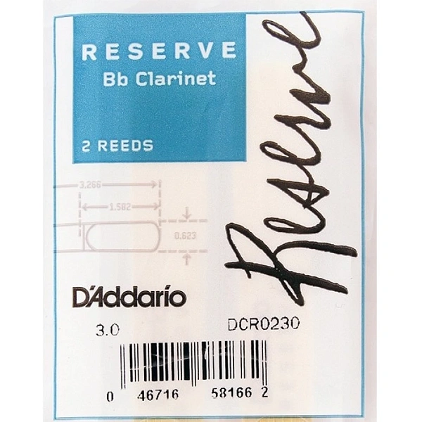Трости для кларнета Bb Rico DCR0230