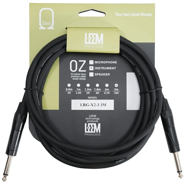 Инструментальный кабель Leem LRG-X2-3